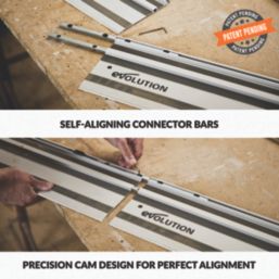 Evolution 004-0011 2 x 700mm Circular Saw Guide Rail
