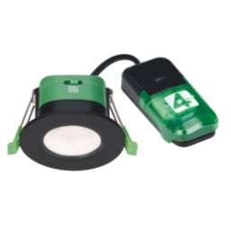 4lite Kana Fixed  Fire Rated LED Downlight  Black 5/7W 640lm-830lm 6 Pack