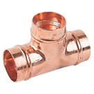 Midbrass  Copper Solder Ring Equal Tee 3/4" 2 Pack