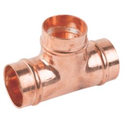 Midbrass  Copper Solder Ring Equal Tees 3/4" 2 Pack