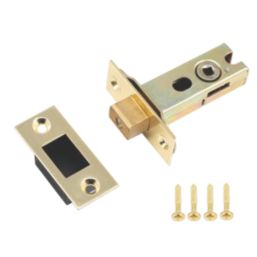 Smith & Locke Polished Brass Tubular Mortice Latch 64mm Case - 45mm Backset
