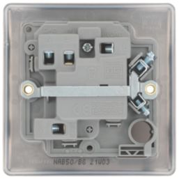 British General Nexus Metal 13A Switched Fused Spur  Antique Brass