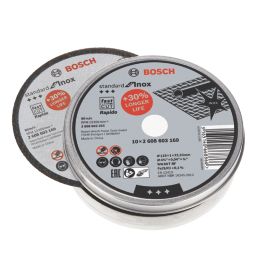 Bosch  Metal Cutting Discs 115mm (4 1/2") x 22.23mm 10 Pack