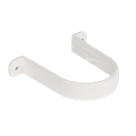 FloPlast  Round Downpipe Clips White 68mm 10 Pack