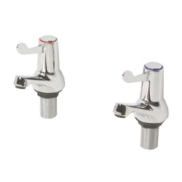 Commercial 1/4 Turn Lever Bath Taps Chrome