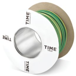 Time 6491X Green/Yellow 1-Core 4mm² Conduit Cable 50m Drum