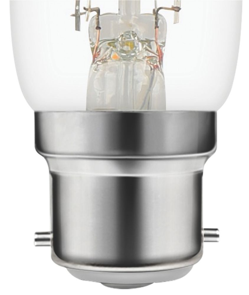 LAP BC Candle LED Virtual Filament Light Bulb 470lm 3.4W Screwfix