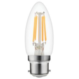 LAP  B22 Candle LED Virtual Filament Light Bulb  470lm 3.4W