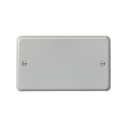 MK Contoura 2-Gang Blanking Plate Grey