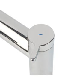 Swirl Bonda Chrome 192mm Deck Mounted Lever 2 Tap Holes Bath Mixer Tap