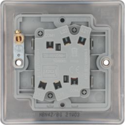 British General Nexus Metal 10AX 2-Gang 2-Way Light Switch  Black Nickel