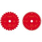 Freud  Wood Circular Saw Blades 165mm x 20mm 24/40T 2 Pieces