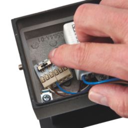 Saxby Rowan Outdoor LED Up & Down Wall Light Black 11W 950lm