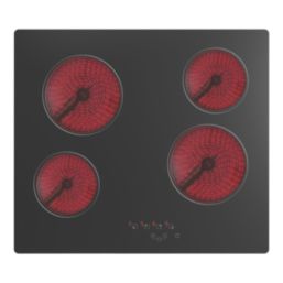 Ceramic Hob Black 590mm