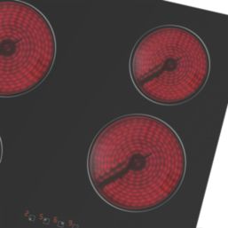 Ceramic Hob Black 590mm