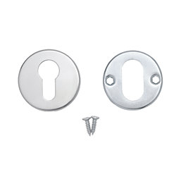 Eurospec  Fire Rated Euro Escutcheon (Pair) Polished Stainless Steel 54mm