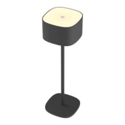 Calex Serino Rechargeable LED Table Lamp Black 90lm