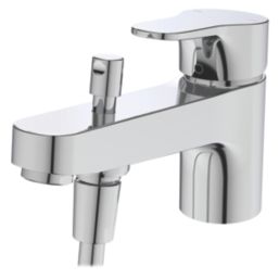 Ideal Standard Cerabase Chrome 122mm Deck Mounted Single Control Manual Shower Mixer Tap