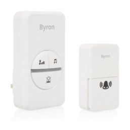Byron DBY-23442BS Plug-In Wireless Door Chime White