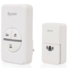 Byron DBY-23442BS Plug-In Wireless Door Chime White