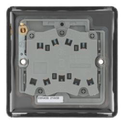 LAP  20A 16AX 3-Gang 2-Way Light Switch  Black Nickel with Black Inserts