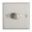Contactum iConic 1-Gang 2-Way LED Dimmer Switch  Brushed Steel