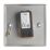 Contactum iConic 1-Gang 2-Way LED Dimmer Switch  Brushed Steel