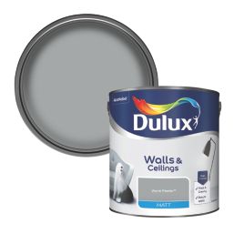 Dulux Walls & Ceilings 2.5Ltr Warm Pewter Matt Emulsion  Paint
