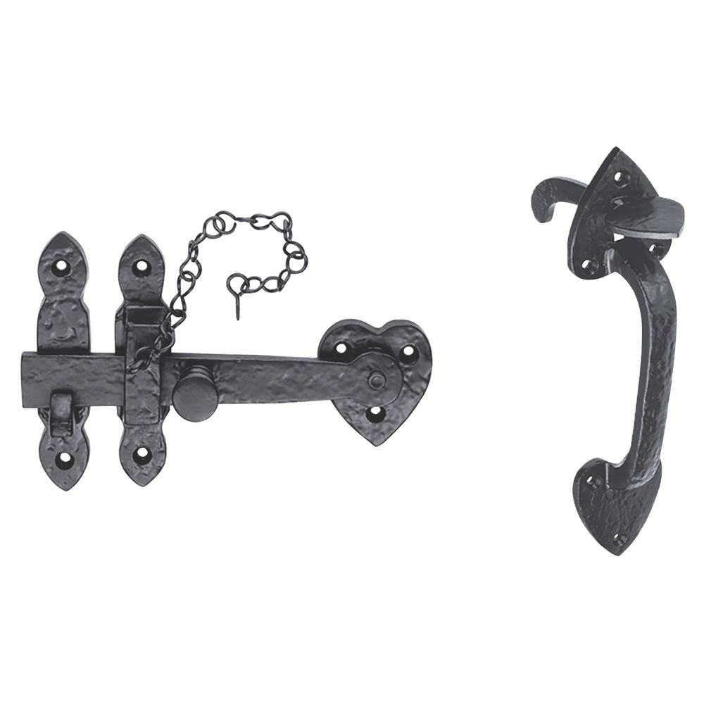 Carlisle Brass Thumb Latch Black Antique 170mm | Gate ...