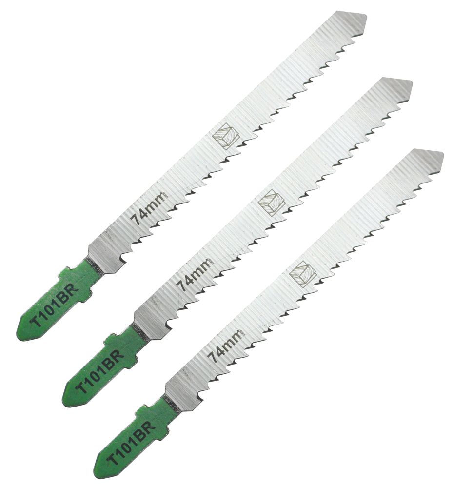 SJG23643 T101BR Jigsaw Blades 100mm 3 Pack Screwfix
