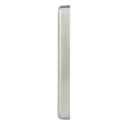 Hager Sollysta WRGP1BS 1-Module Grid Faceplate Brushed Steel