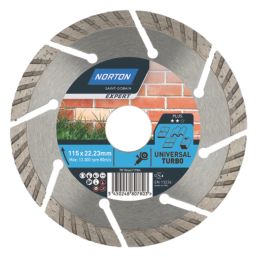 Norton Expert 70184631984 Multi-Material Diamond Blade 115mm x 22.23mm
