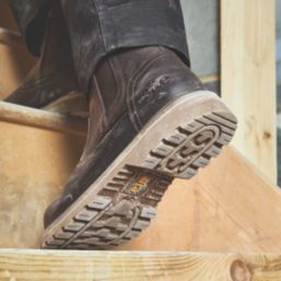 Site Mudguard Size 4 Womens Brown  Steel Toe Cap Safety Dealer Boots