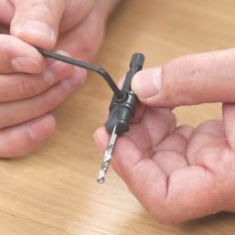 Trend CraftPro CR/QR/CS/SET Hex Shank Wood Countersink Set 5 Pieces