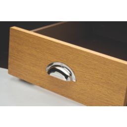 Elite Knobs & Handles  Shell Pull Handle Polished Chrome 94mm