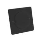 MagCharge Charging Socket 1-Gang 13A Matt Black with Black Inserts