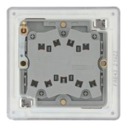 LAP  20A 16AX 3-Gang 2-Way Switch  Antique Brass with Colour-Matched Inserts