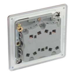 LAP  20A 16AX 3-Gang 2-Way Switch  Antique Brass with Colour-Matched Inserts
