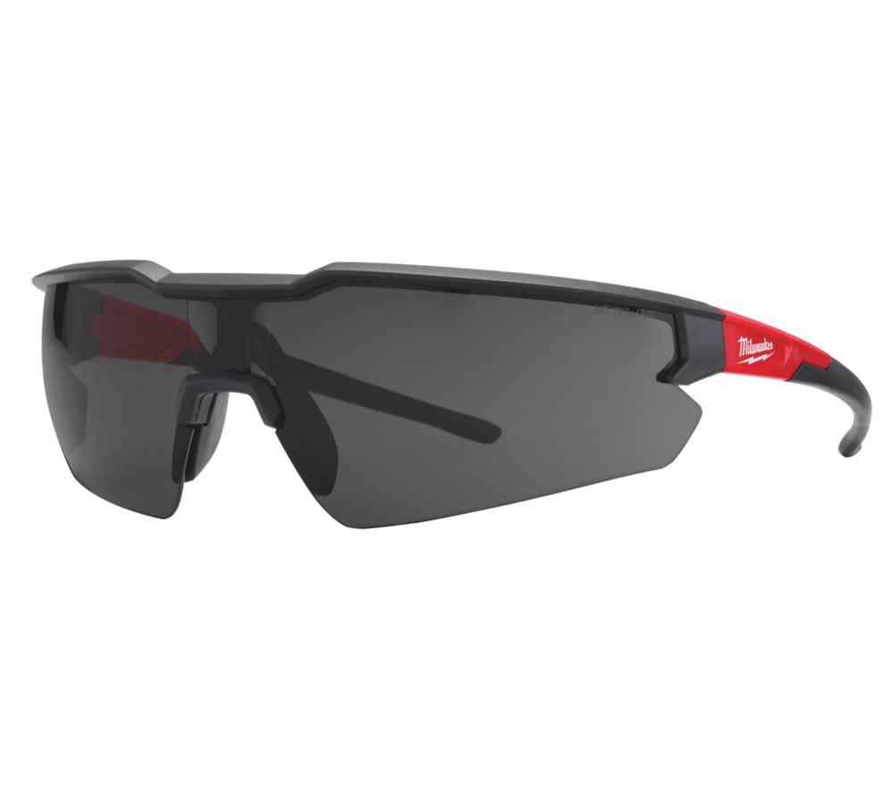 Milwaukee Enhanced Tinted Lens Safety Glasses Screwfix