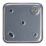 Contactum  13A Unswitched Metal Clad Fused Spur & Flex Outlet   with White Inserts