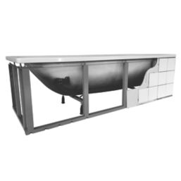 Rawlplug Bath End Panel Frame Kit 700-800mm