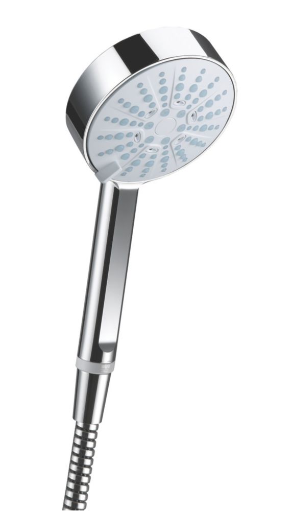 Mira Beat Shower Handset Chrome 111mm x 251mm Screwfix