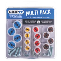GripIt  Assorted Plasterboard Fixings 16 Pieces