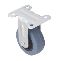 Essentials Heavy Duty TPR Fixed Castor 50mm Grey