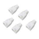 Labgear RJ45 PVC Boots 8mm White 5 Pack
