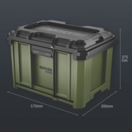 Bunker Load-Up Stacking 2  Drawer Tool Box 16.54"
