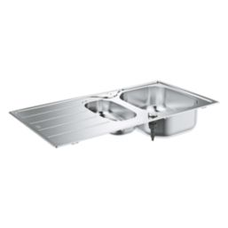Grohe K200 1.5 Bowl Stainless Steel Sink  965mm x 500mm