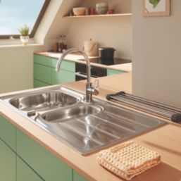 Grohe K200 1.5 Bowl Stainless Steel Sink  965mm x 500mm