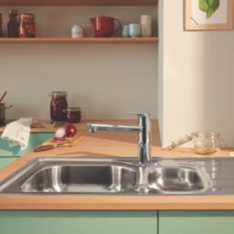 Grohe K200 1.5 Bowl Stainless Steel Sink  965mm x 500mm