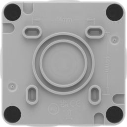 British General  IP66 20A 2-Gang 2-Way Weatherproof Outdoor Switch with Neon